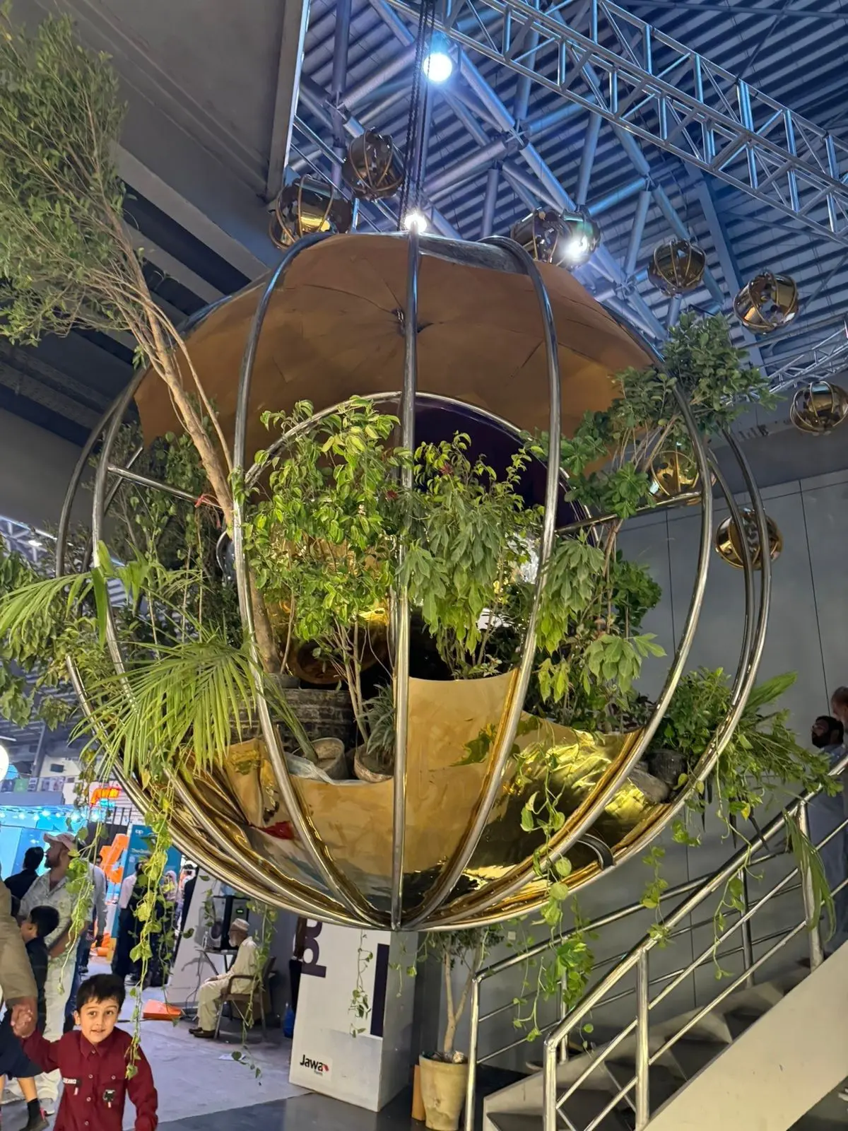 Hanging Garden installation, Lahore Expo Center