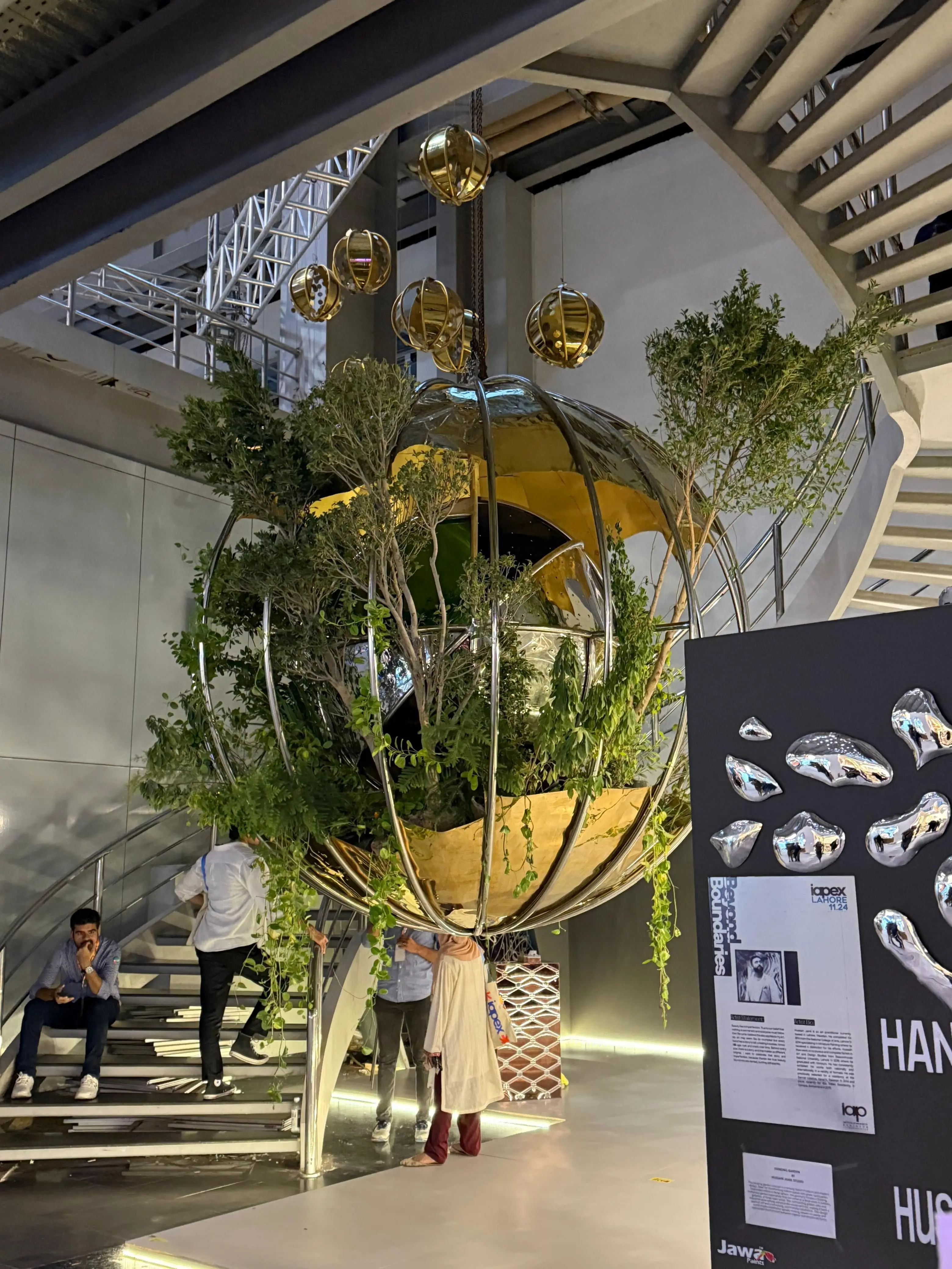 Hanging Garden installation, Lahore Expo Center