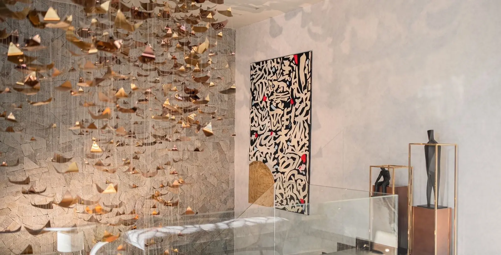 Ceiling installation in a private residence, Pakistan