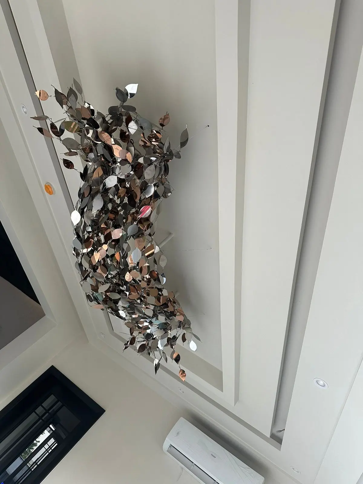 Ceiling installation in a private residence, Pakistan