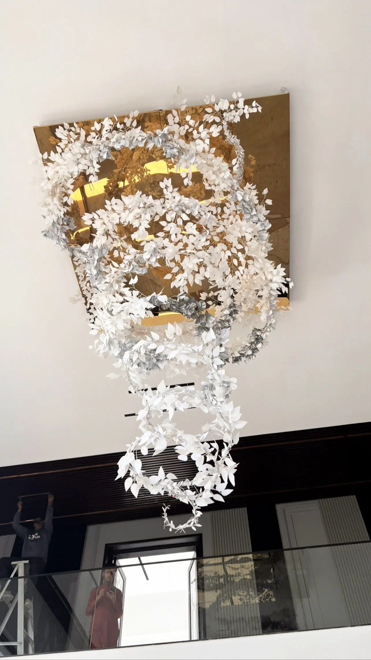 Ceiling installation in a private residence, Pakistan